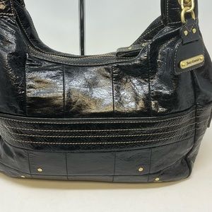 Juicy Couture (Wet Leather Look). Medium Shoulder Bag